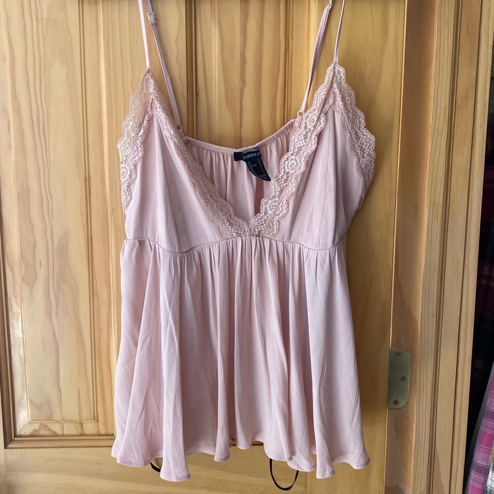 forever 21. Pink lace cami